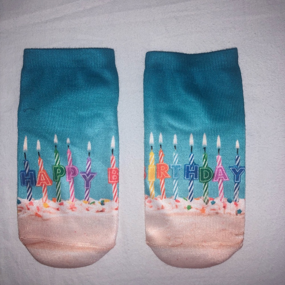 NEW Happy Birthday Socks